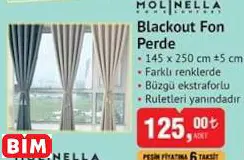 MOLİNELLA BLACKOUT FON PERDE